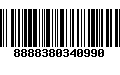 Código de Barras 8888380340990