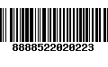 Código de Barras 8888522020223