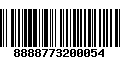 Código de Barras 8888773200054