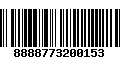 Código de Barras 8888773200153