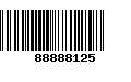 Código de Barras 88888125