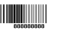 Código de Barras 888888888