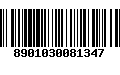 Código de Barras 8901030081347