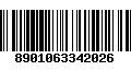 Código de Barras 8901063342026