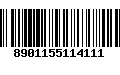 Código de Barras 8901155114111