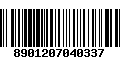 Código de Barras 8901207040337