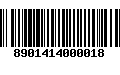 Código de Barras 8901414000018