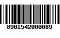 Código de Barras 8901542000089