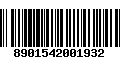 Código de Barras 8901542001932