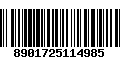 Código de Barras 8901725114985