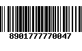 Código de Barras 8901777770047