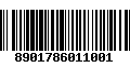 Código de Barras 8901786011001