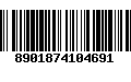 Código de Barras 8901874104691