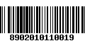 Código de Barras 8902010110019