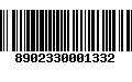 Código de Barras 8902330001332