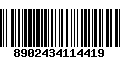 Código de Barras 8902434114419