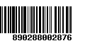 Código de Barras 890288002876