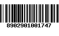 Código de Barras 8902901001747