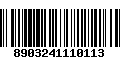 Código de Barras 8903241110113