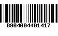 Código de Barras 8904004401417