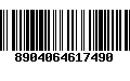 Código de Barras 8904064617490