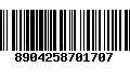 Código de Barras 8904258701707