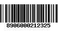 Código de Barras 8906000212325