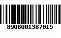 Código de Barras 8906001387015