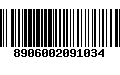 Código de Barras 8906002091034