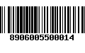 Código de Barras 8906005500014