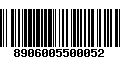 Código de Barras 8906005500052