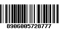 Código de Barras 8906005728777