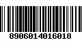 Código de Barras 8906014016018