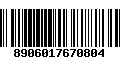 Código de Barras 8906017670804