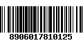 Código de Barras 8906017810125