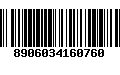 Código de Barras 8906034160760