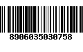 Código de Barras 8906035030758