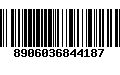 Código de Barras 8906036844187