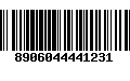 Código de Barras 8906044441231