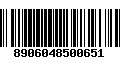 Código de Barras 8906048500651