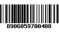 Código de Barras 8906059700408