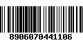 Código de Barras 8906070441106