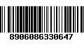 Código de Barras 8906086330647