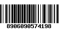 Código de Barras 8906090574198