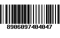 Código de Barras 8906097404047