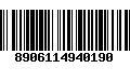 Código de Barras 8906114940190