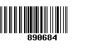 Código de Barras 890684