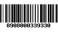 Código de Barras 8908000339330