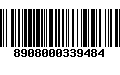 Código de Barras 8908000339484