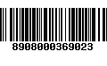 Código de Barras 8908000369023